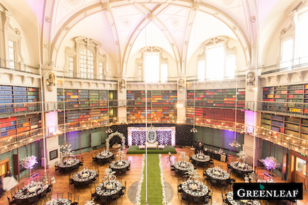 The Octagon at QMUL dressed for an Asian Wedding by partner Greenleaf