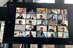 Image of the online energy law lecture happening on Zoom
