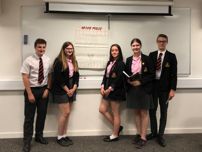 Winning group from St Martin's School