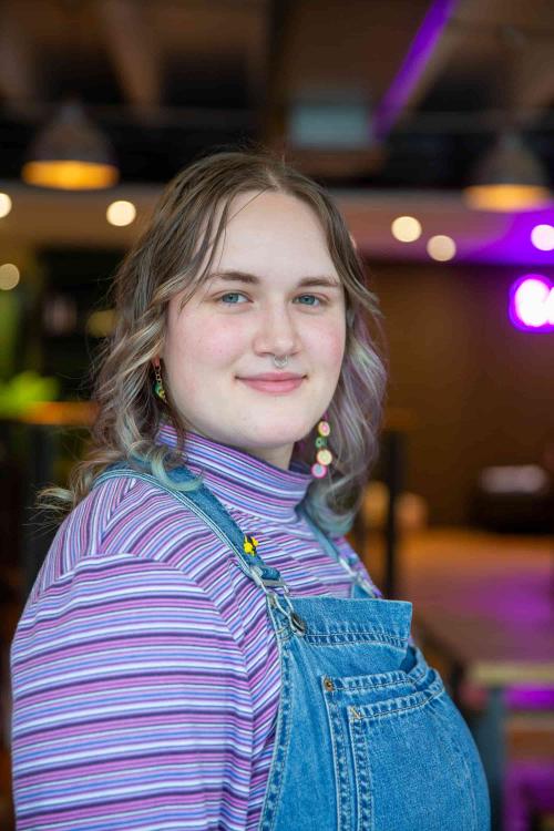 A headshot of a student ambassador facing the camera