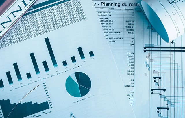 Graphs and charts for finance