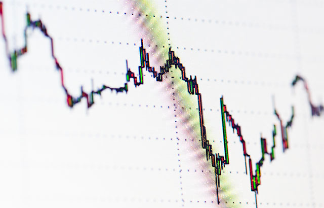 Line Graph on a screen