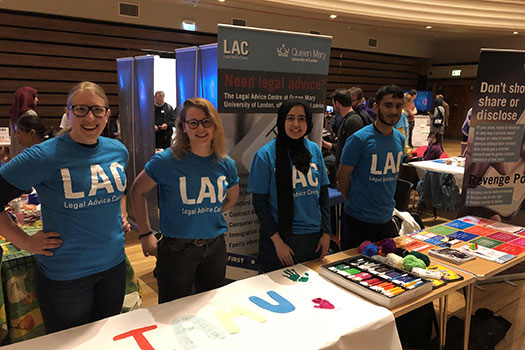 Legal Advice Centre students at a conference