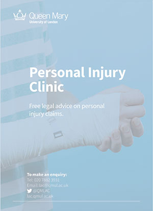 A poster with an person's hand in a cast