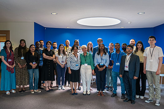 Professor Malgosia Fitzmaurice with the group of participants