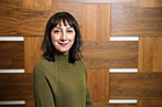 Shazia Choudhry in the staff room in the laws building