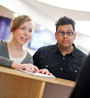 Students in the Law Reception at Queen Mary