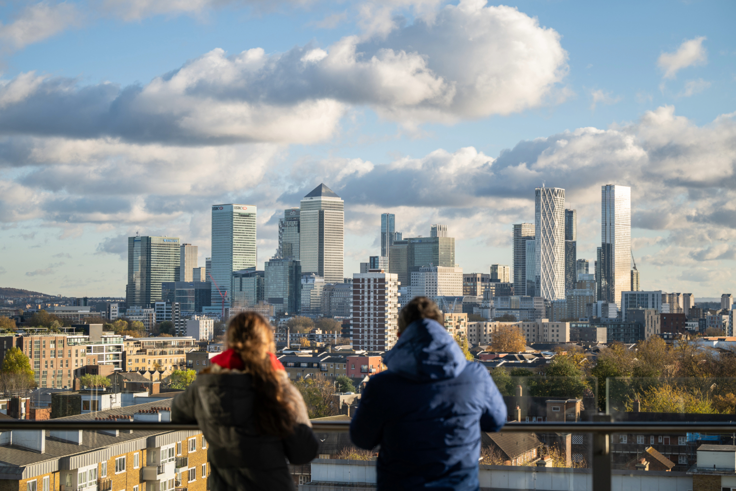 Skyline from QMUL graduate centre