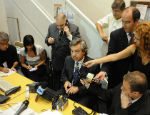 Photograph of one of the Argentinian presidential candidates, Alberto Fernández