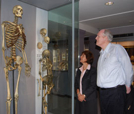Professor Marta Korbonits and Brendan Holland