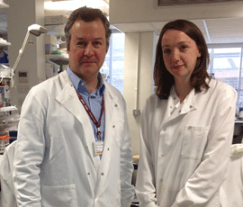 Dr Peter Szlosarek and Dr Sarah Martin