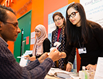 East London Genes & Health team collecting saliva samples from volunteers © Jorge Duarte Estevao