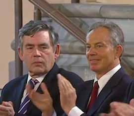 Gordon Brown and Tony Blair