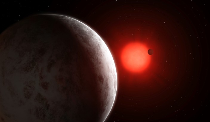 Super-Earths discovered orbiting nearby star. Credit: University of Göttingen