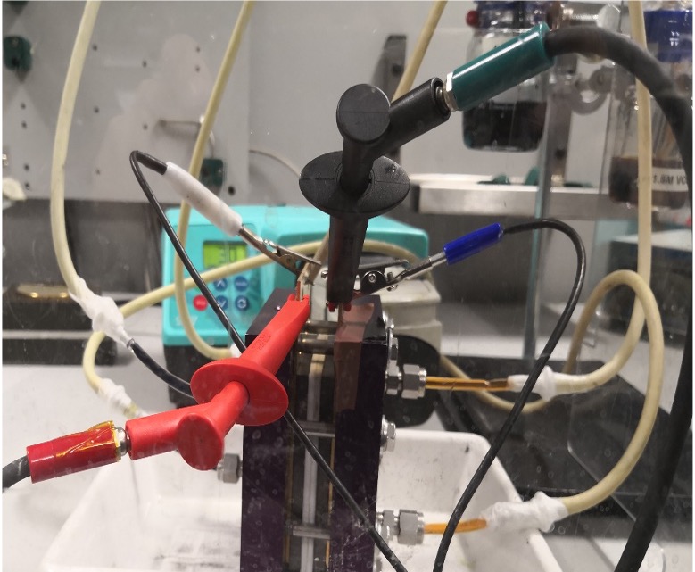 A Redox Flow Battery. Credit: Ana Sobrido/Gengyu Tian.