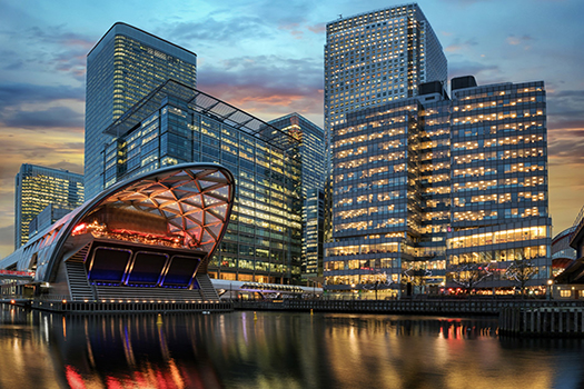 The High Rise and Fall of Canary Wharf