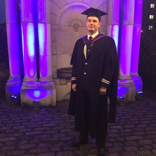 Matt at graduation
