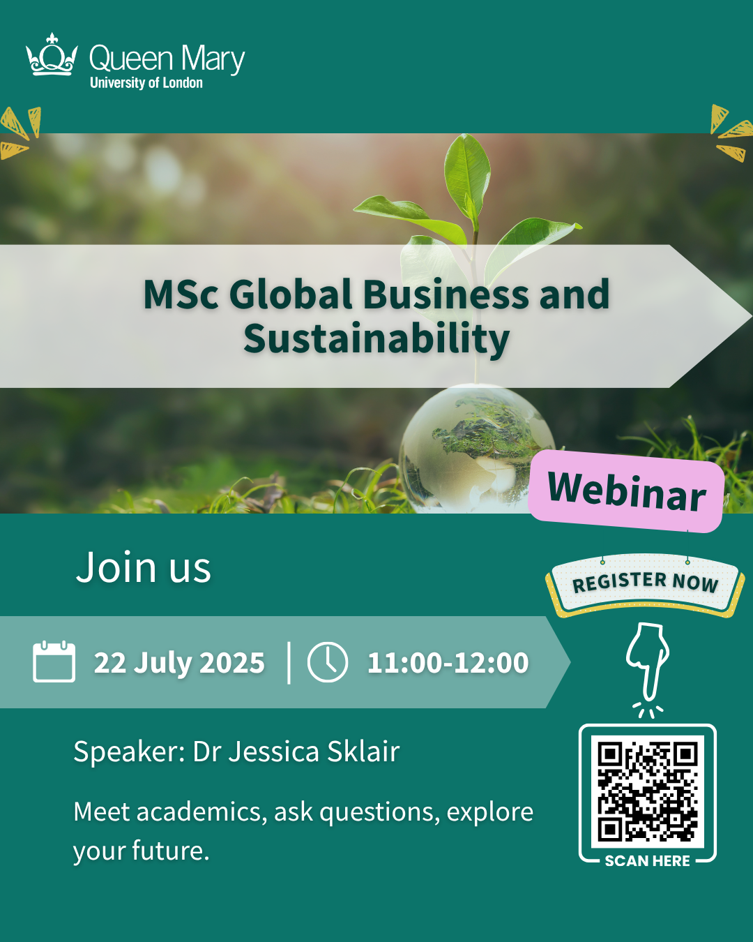 MSc Global Business and Sustainability - Information Webinar
