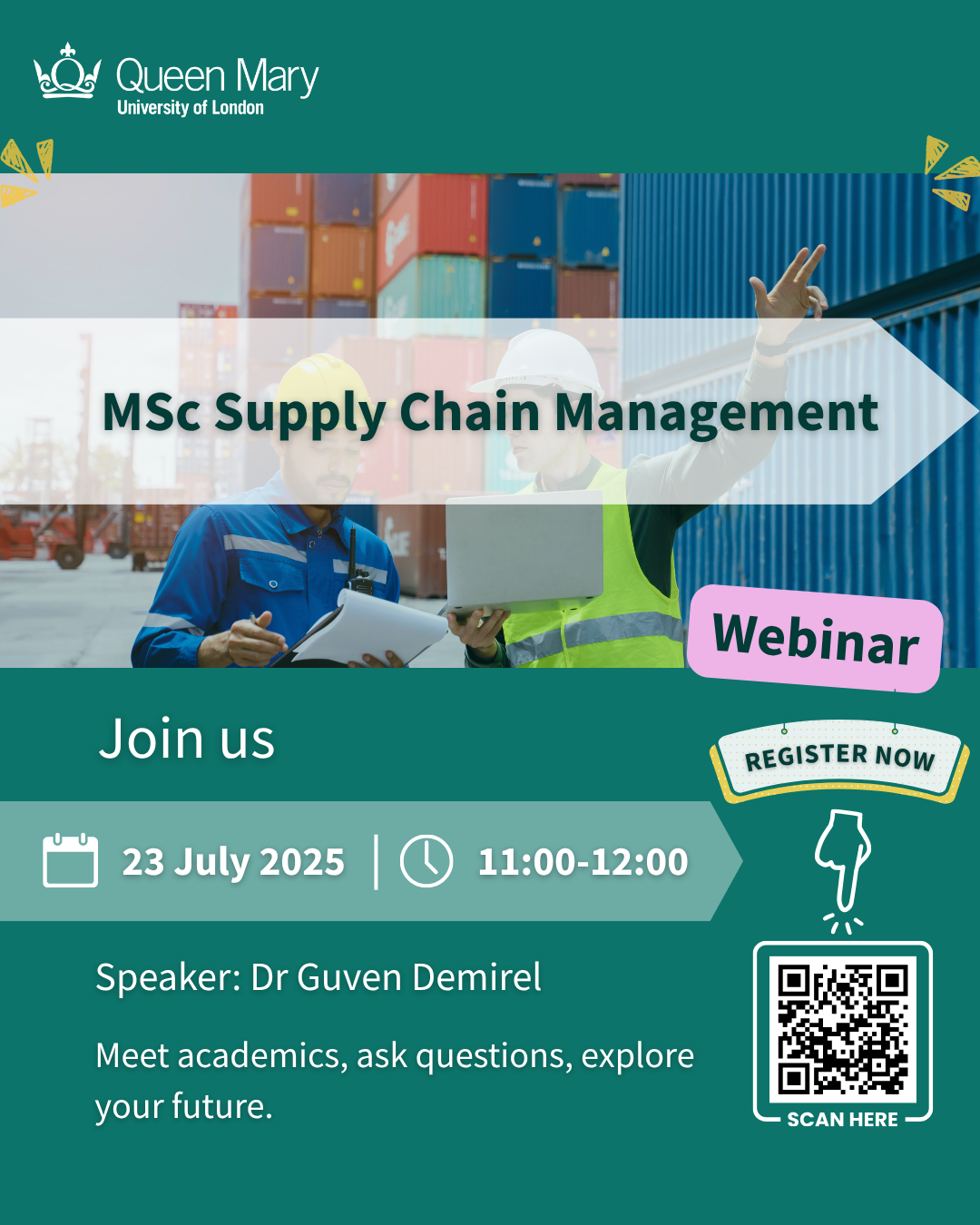 MSc Supply Chain Management - Information Webinar