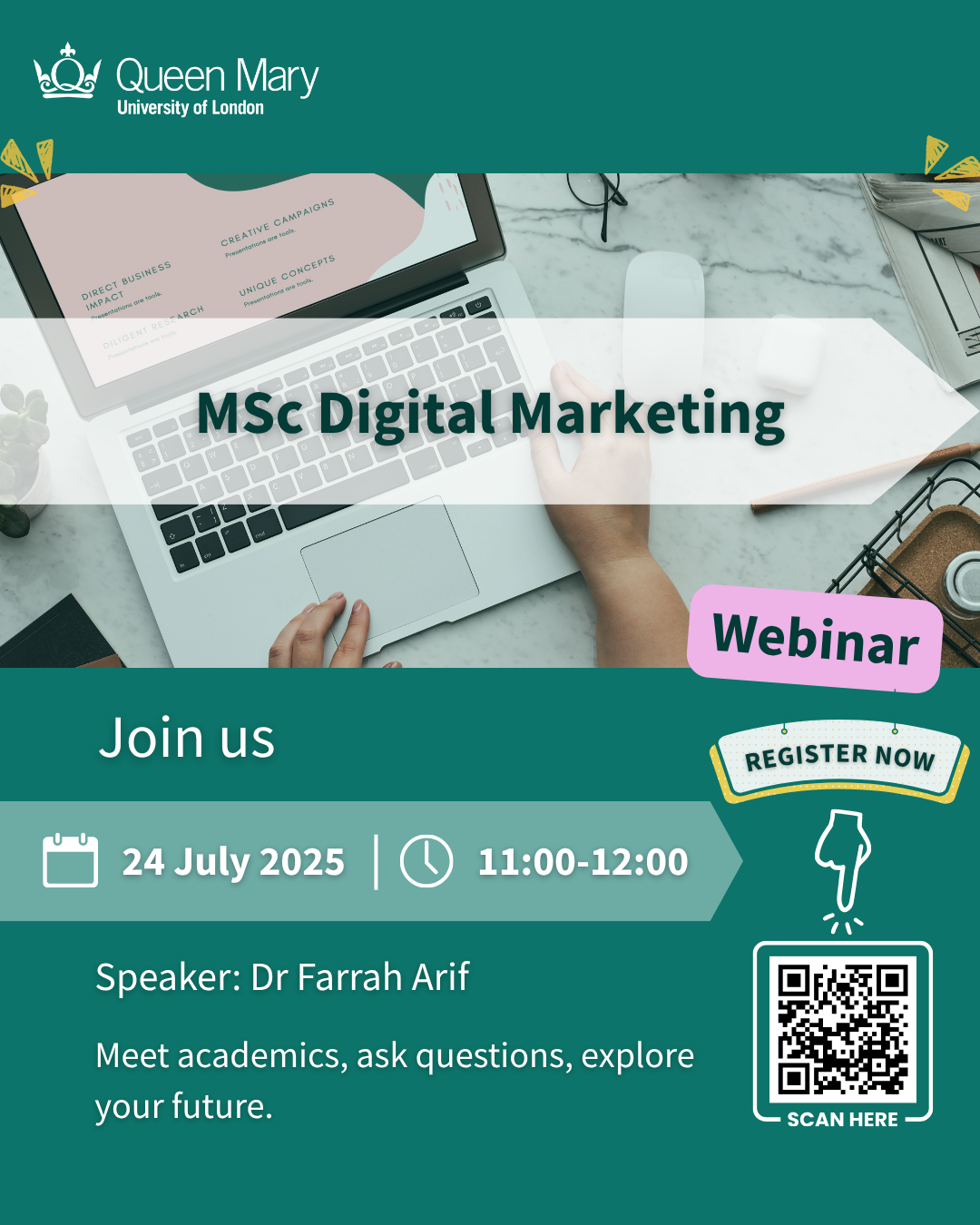 MSc Digital Marketing - Information Webinar