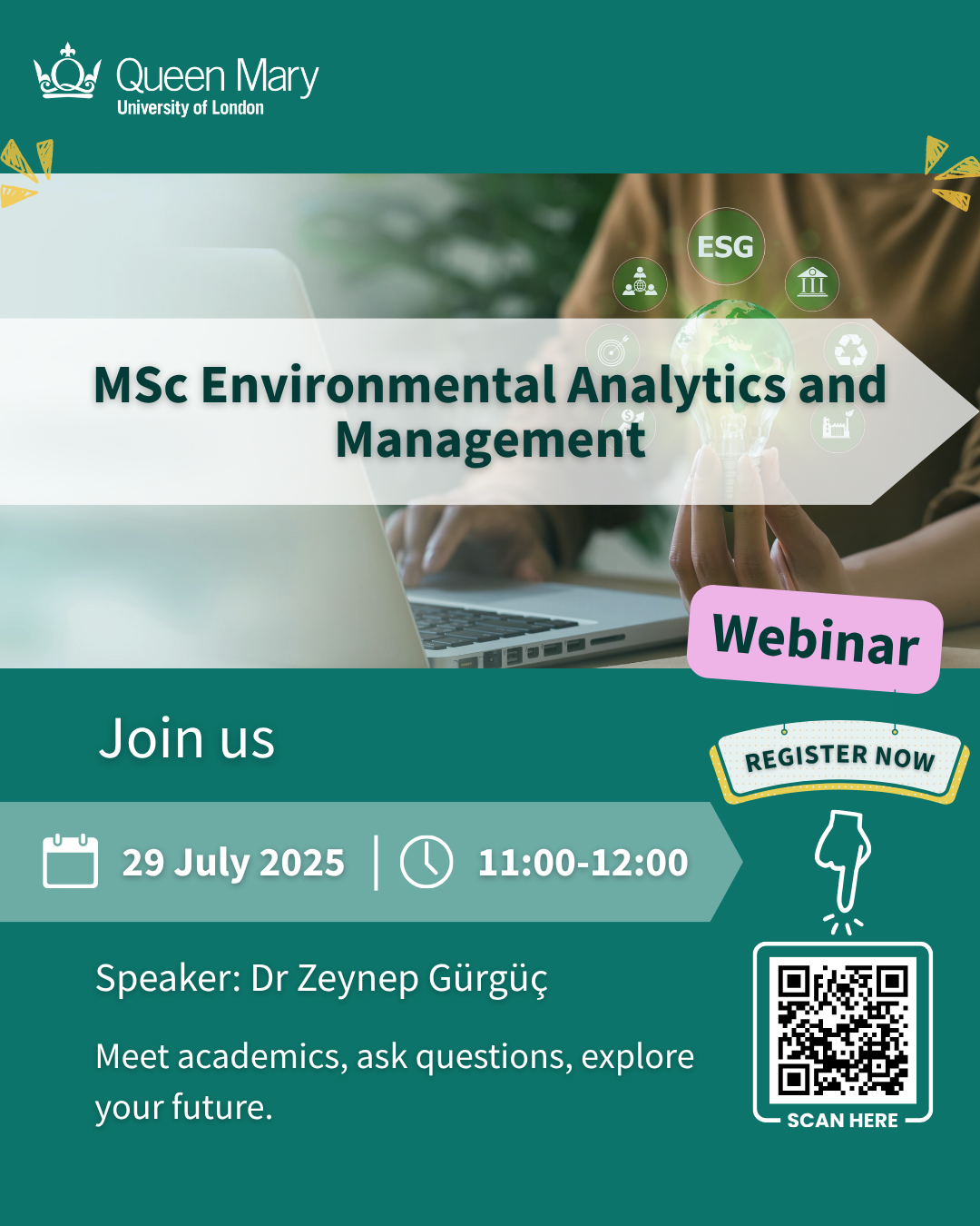 MSc Environmental Analytics and Management - Information Webinar