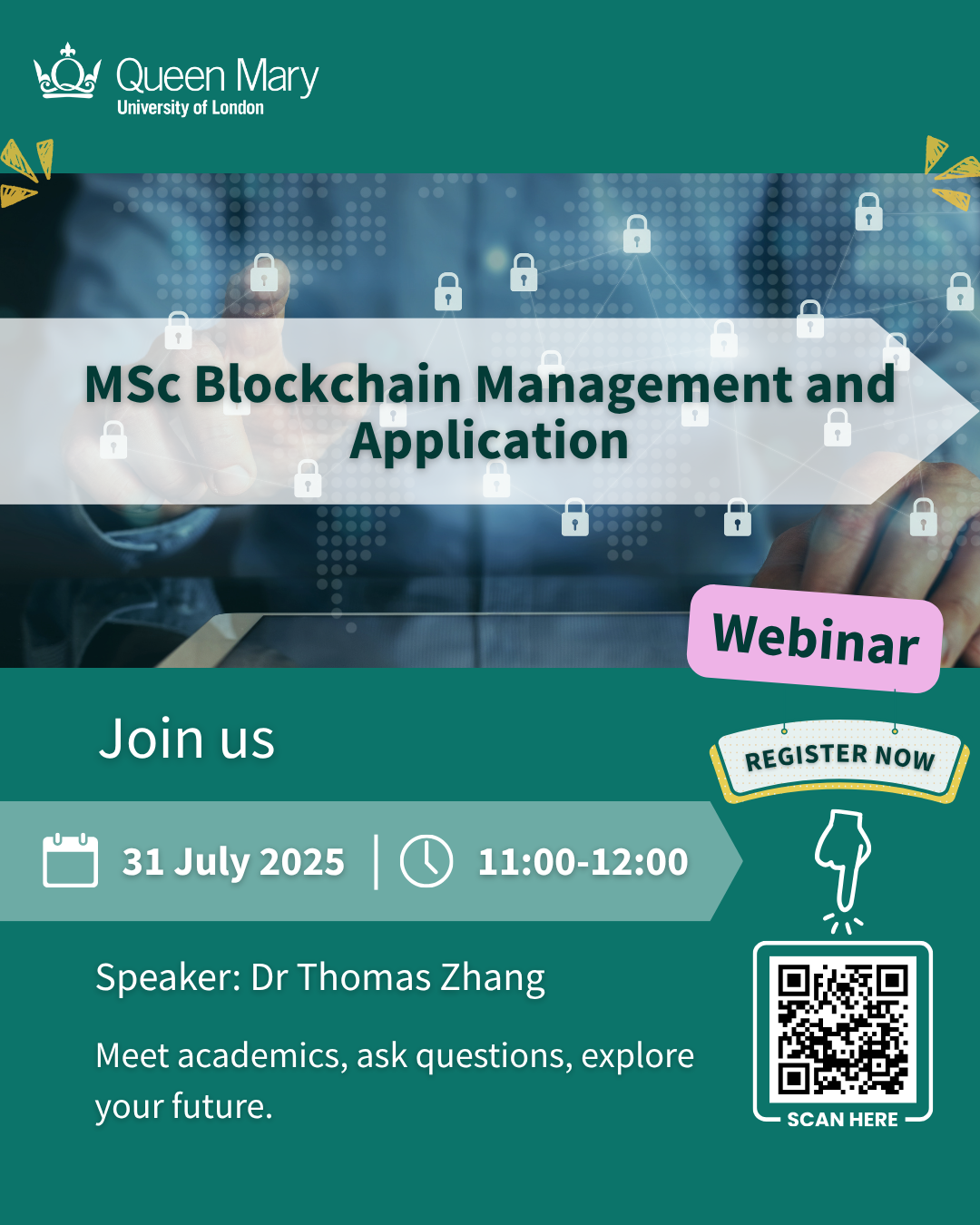 MSc Blockchain Management and Application  - Information Webinar