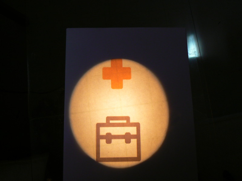 A spotlight being shone on health and safety