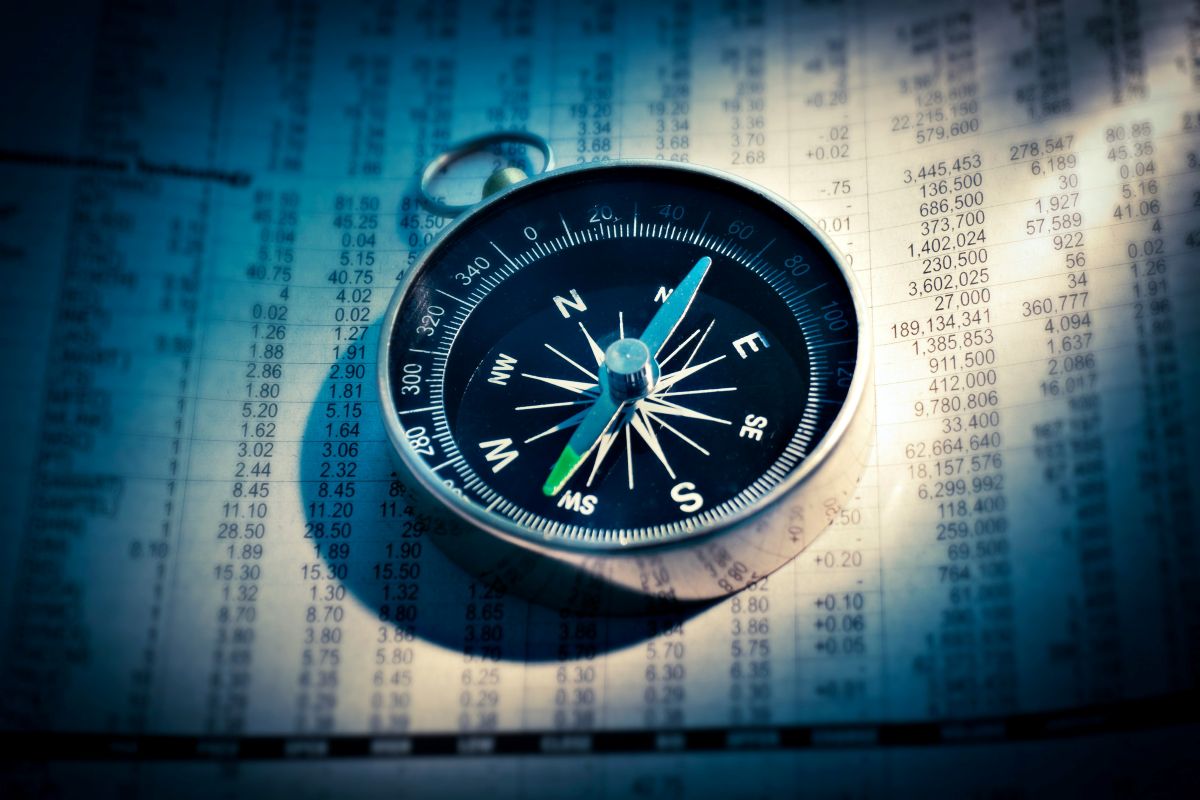 A compass