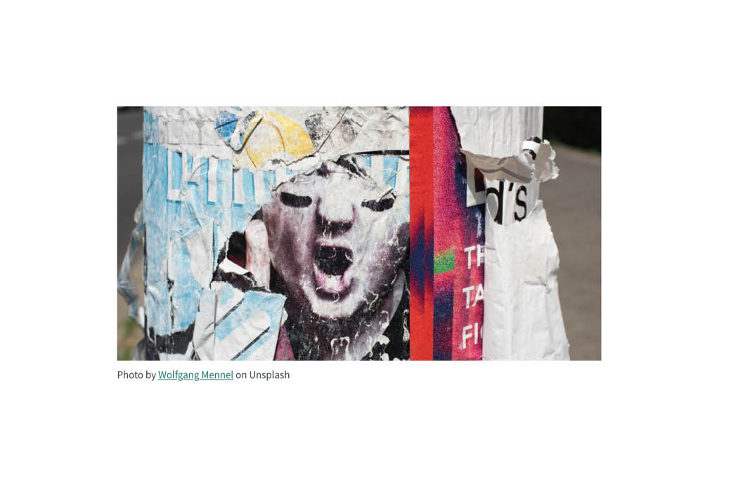 Full width image with caption