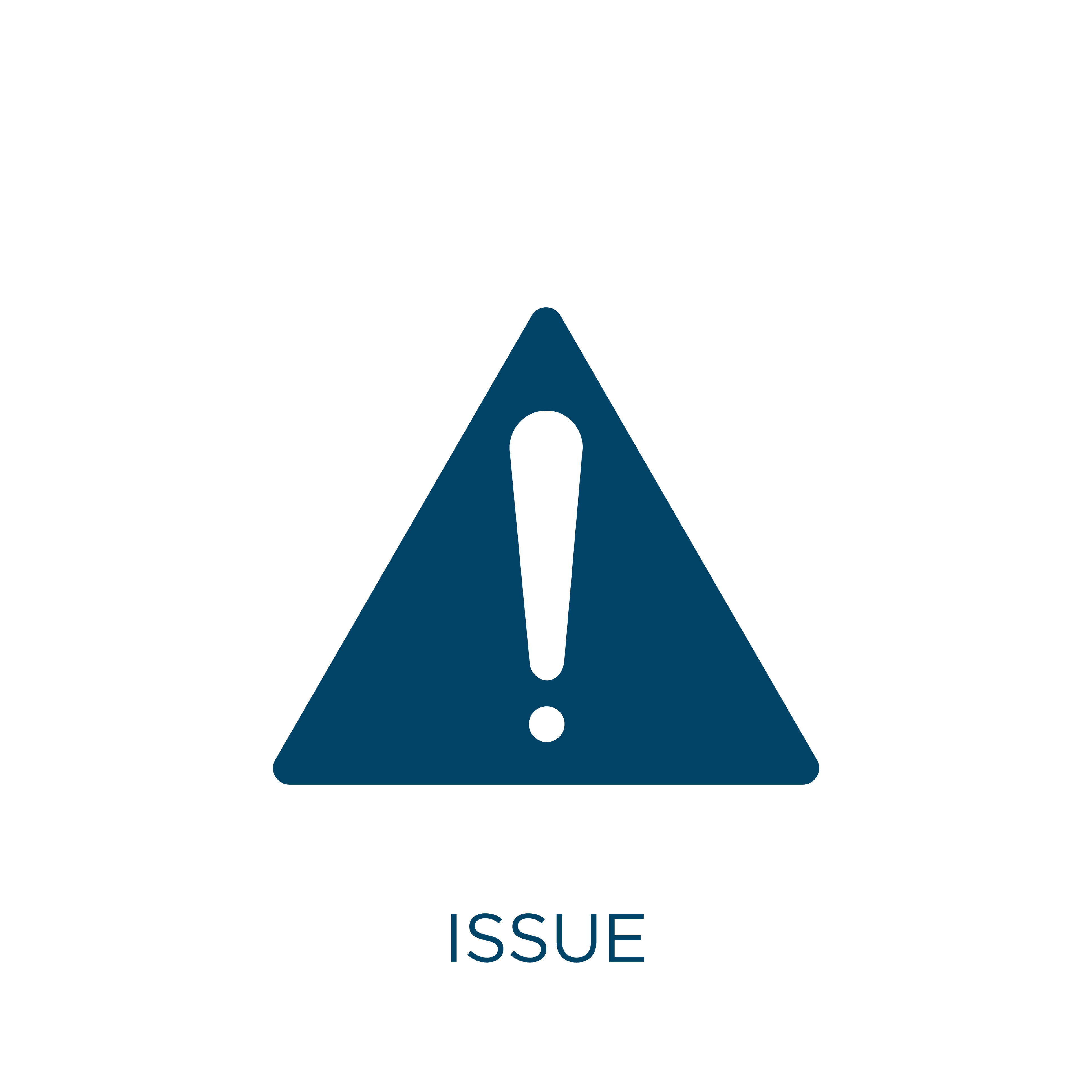 An error icon